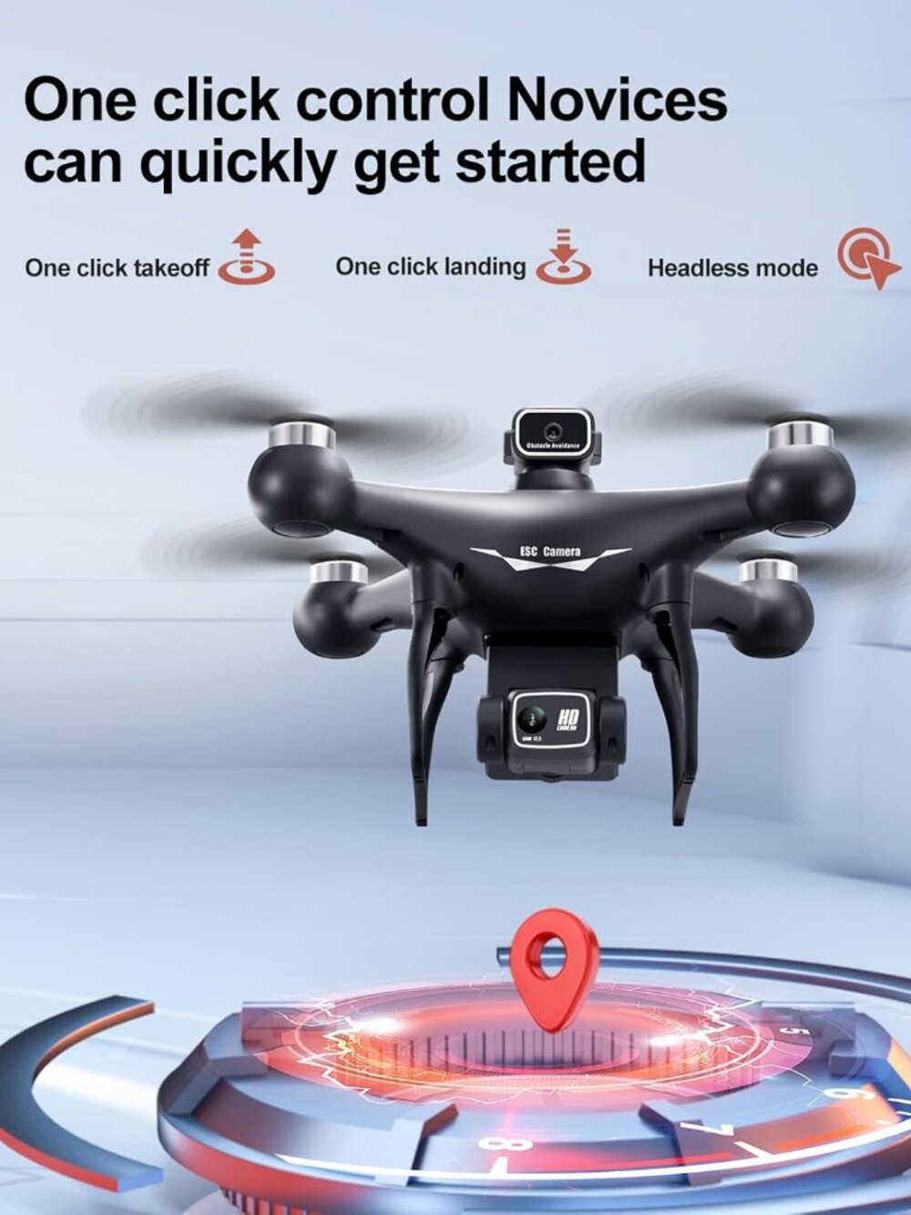 S116 Max Drone with Camera, 8K HD FPV Drone for Adults, RC Quadcopter